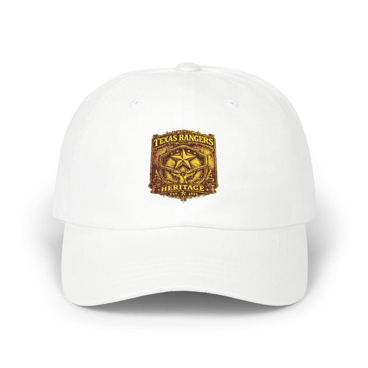 Texas Rangers Heritage Dad Cap — Vintage Patch Baseball Hat