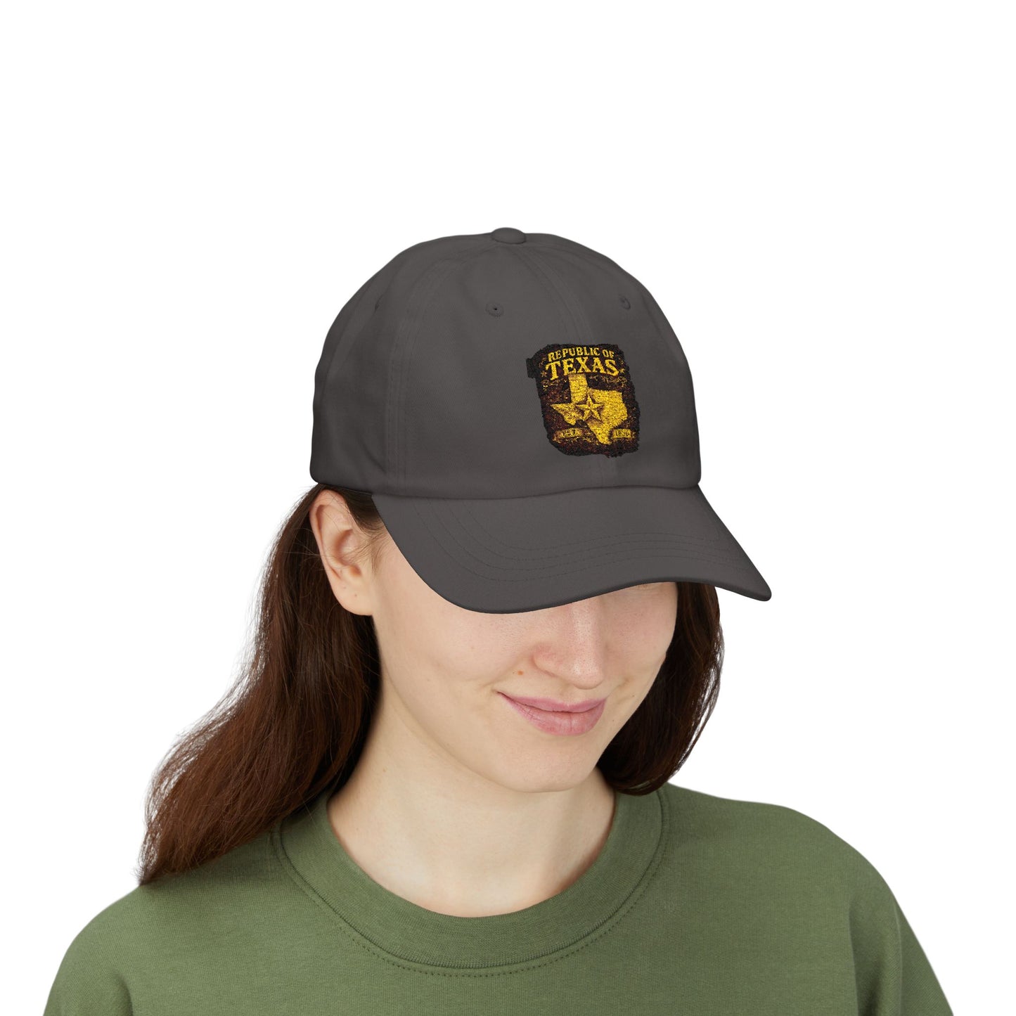 Texas Republic Dad Cap – Vintage Sheriff Star Embroidered Baseball Hat