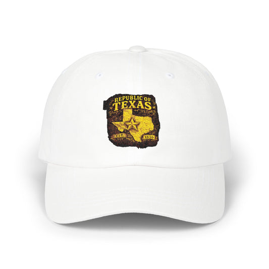 Texas Republic Dad Cap – Vintage Sheriff Star Embroidered Baseball Hat
