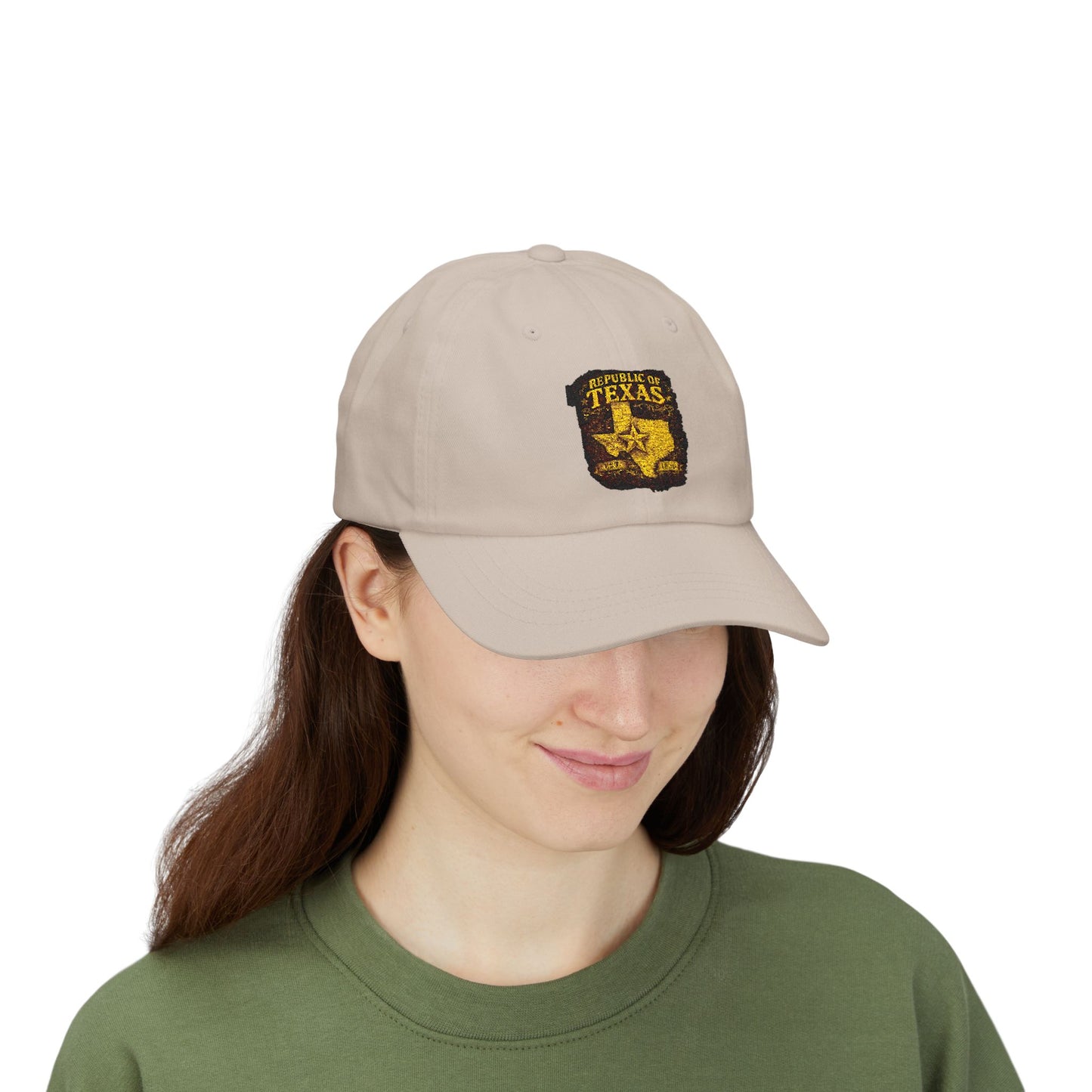 Texas Republic Dad Cap – Vintage Sheriff Star Embroidered Baseball Hat