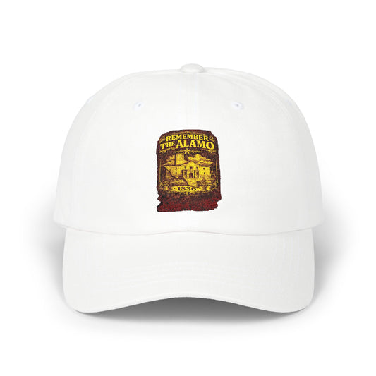 Alamo Vintage Patch Dad Cap — Retro Texas Travel Baseball Hat