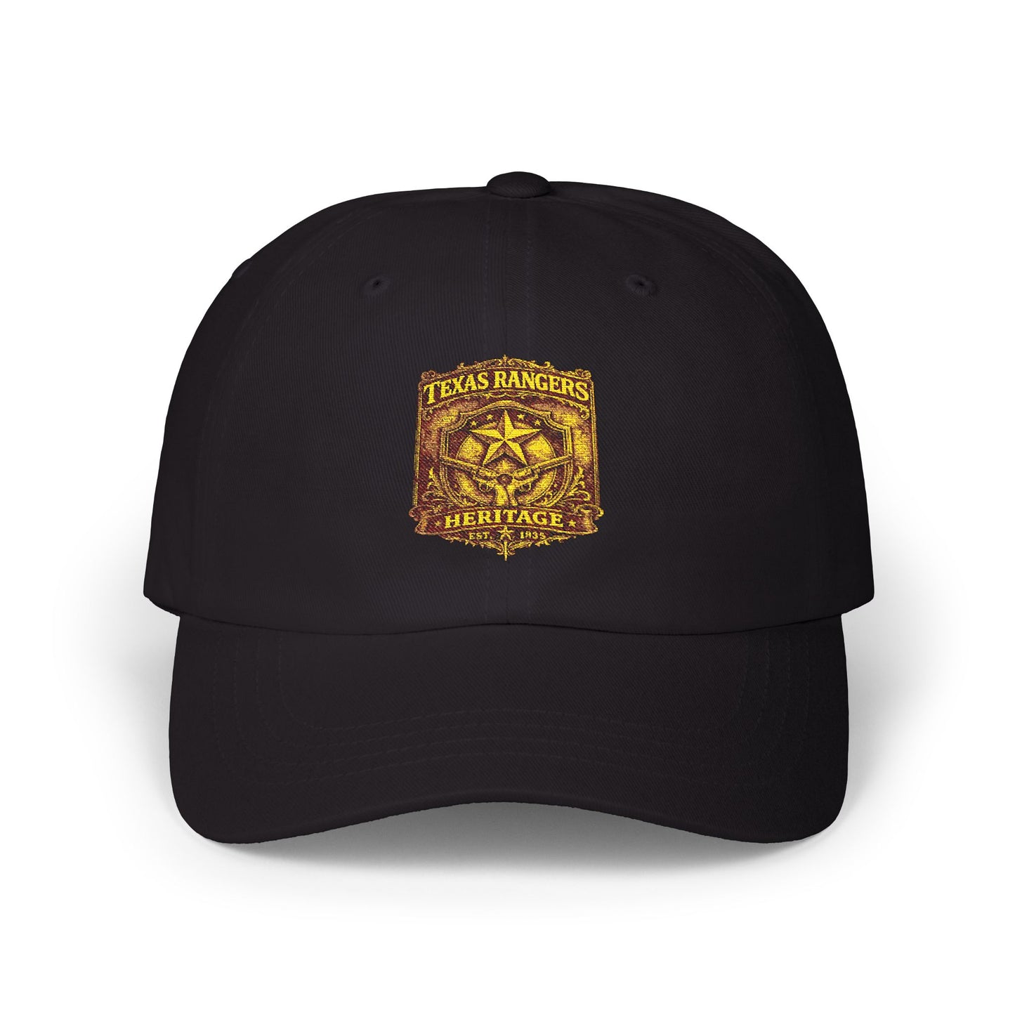 Texas Rangers Heritage Dad Cap — Vintage Patch Baseball Hat