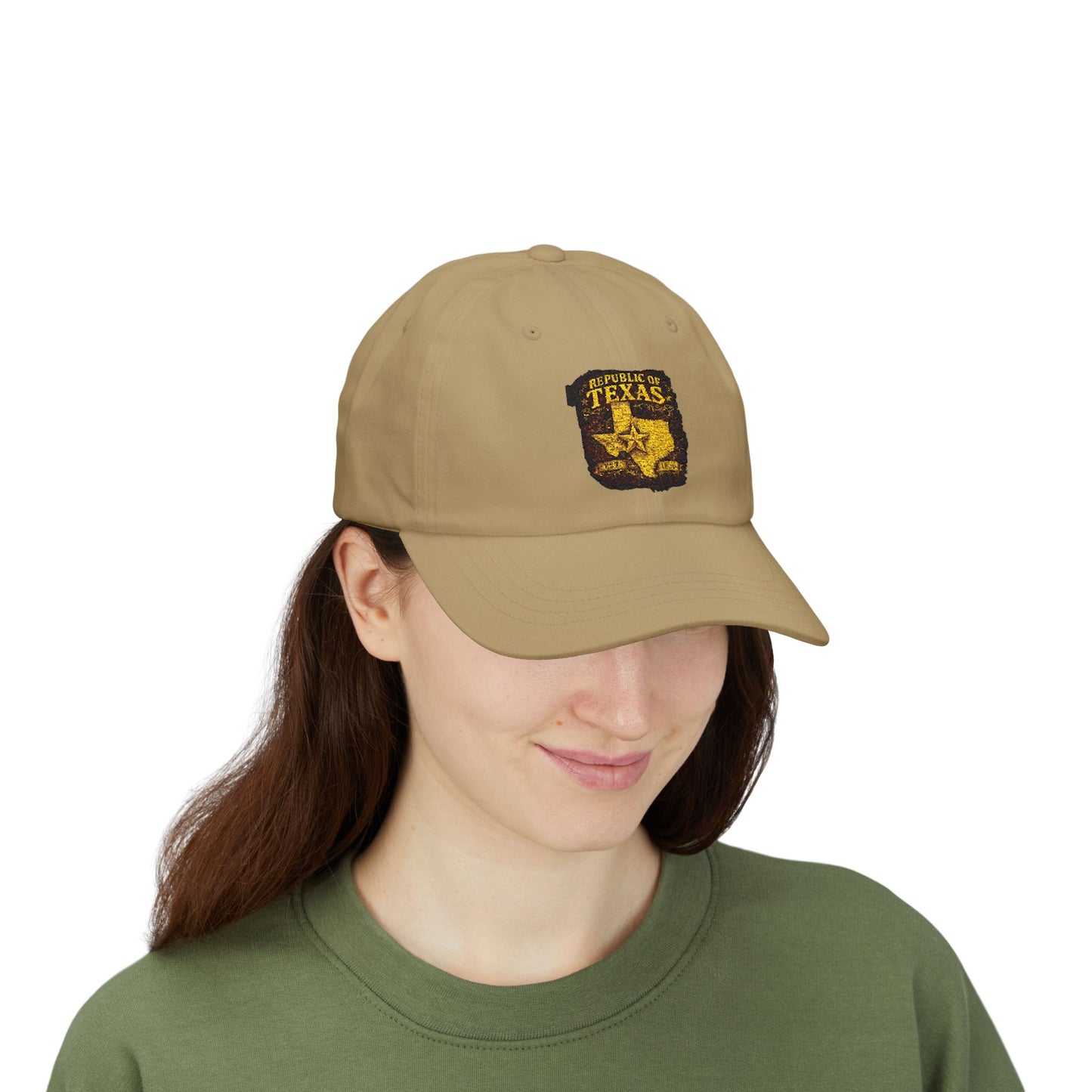 Texas Republic Dad Cap – Vintage Sheriff Star Embroidered Baseball Hat